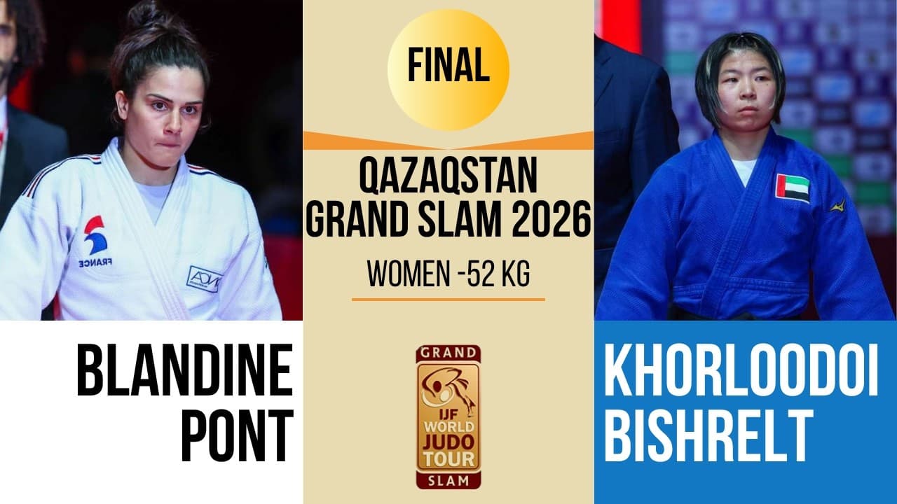 Blandine PONT VS Khorloodoi BISHRELT | Qazaqstan Grand Slam 2026 | GOLD -52 kg