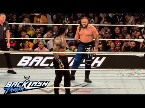 Roman Reigns vs Jacob Fatu Full Match - WWE Backlash 5/9/2026