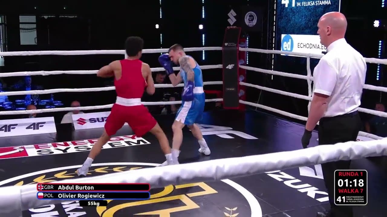 Abdul-Rahman Burton (GBR) vs. Olivier Rogiewicz (POL) Feliks Stamm 2026 (55kg)
