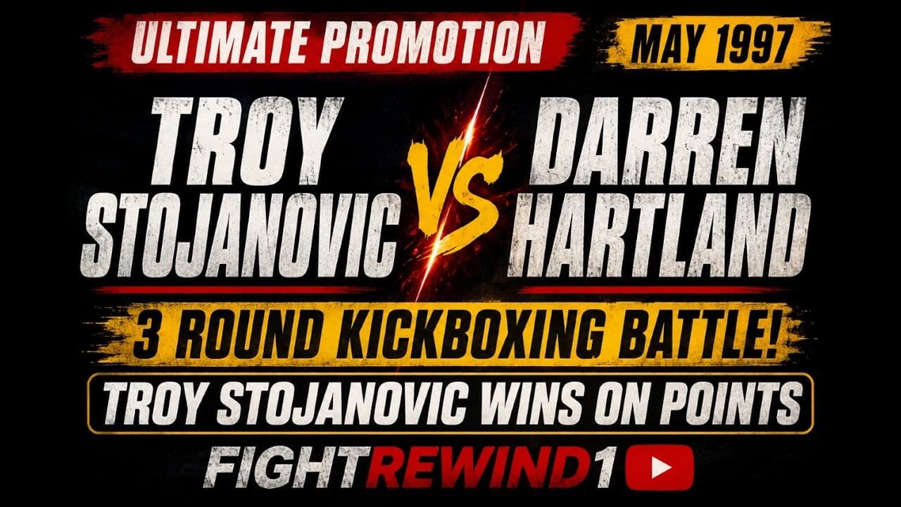 Troy Stojanovic Vs Darren Hartland