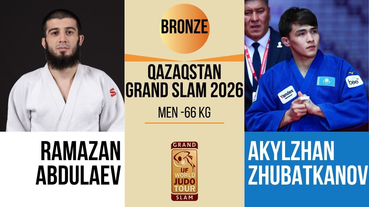 Ramazan ABDULAEV VS Akylzhan ZHUBATKANOV | Qazaqstan Grand Slam 2026 | BRONZE -66 kg