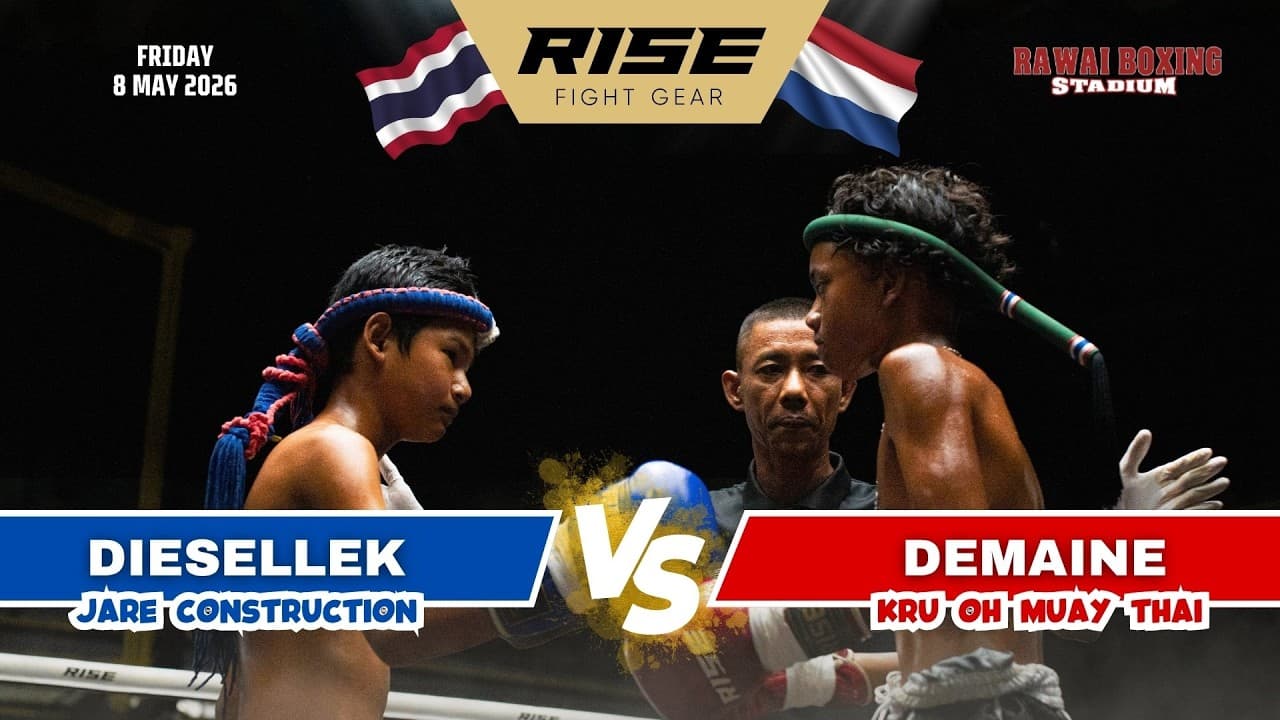 🇳🇱 Netherlands vs Thailand 🇹🇭 | DEMAINE (Kru Oh Muay Thai) vs DIESELLEK (Jare Construction)