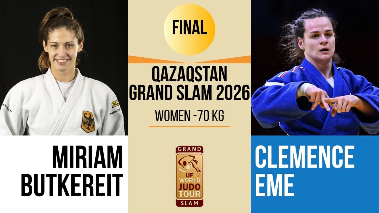 Miriam BUTKEREIT VS Clemence EME | Qazaqstan Grand Slam 2026 | GOLD -70 kg