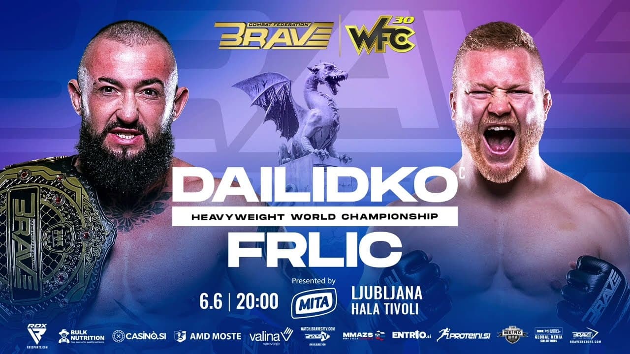 FRLIC vs. DAILIDKO | Official Promo | WFC 30 - BRAVE CF
