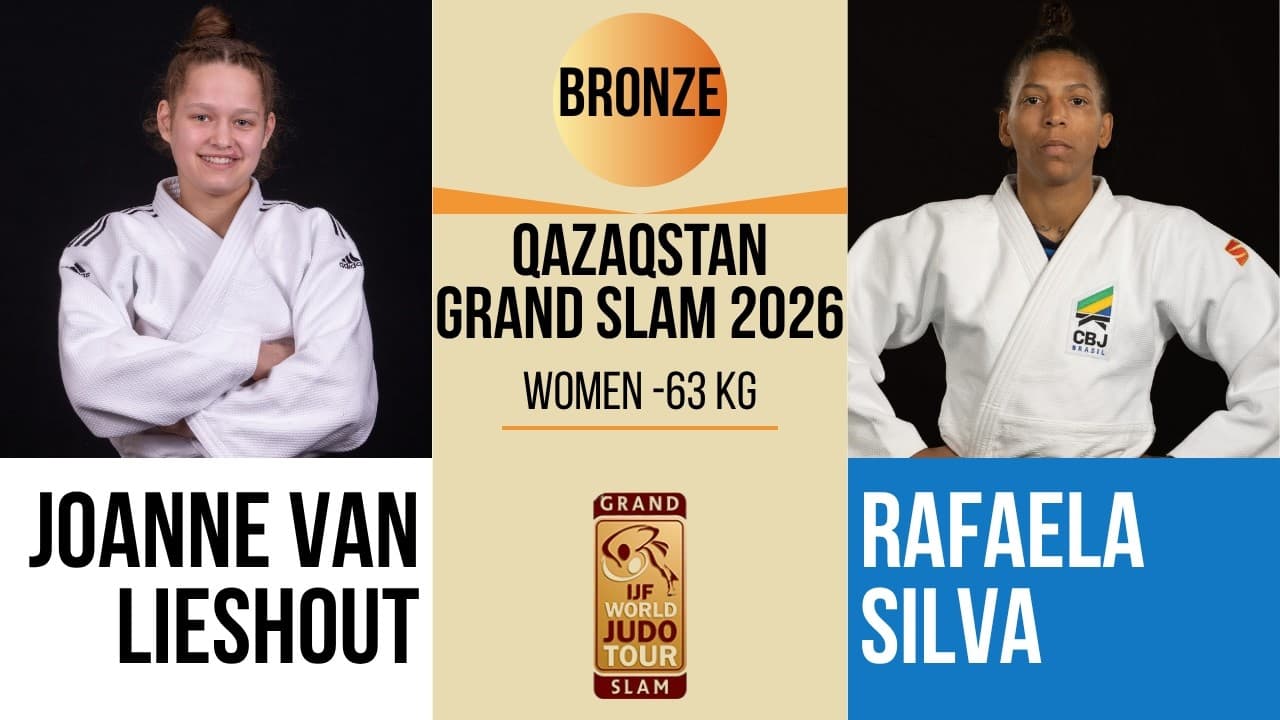 Joanne VAN LIESHOUT VS Rafaela SILVA | Qazaqstan Grand Slam 2026 | BRONZE -63 kg