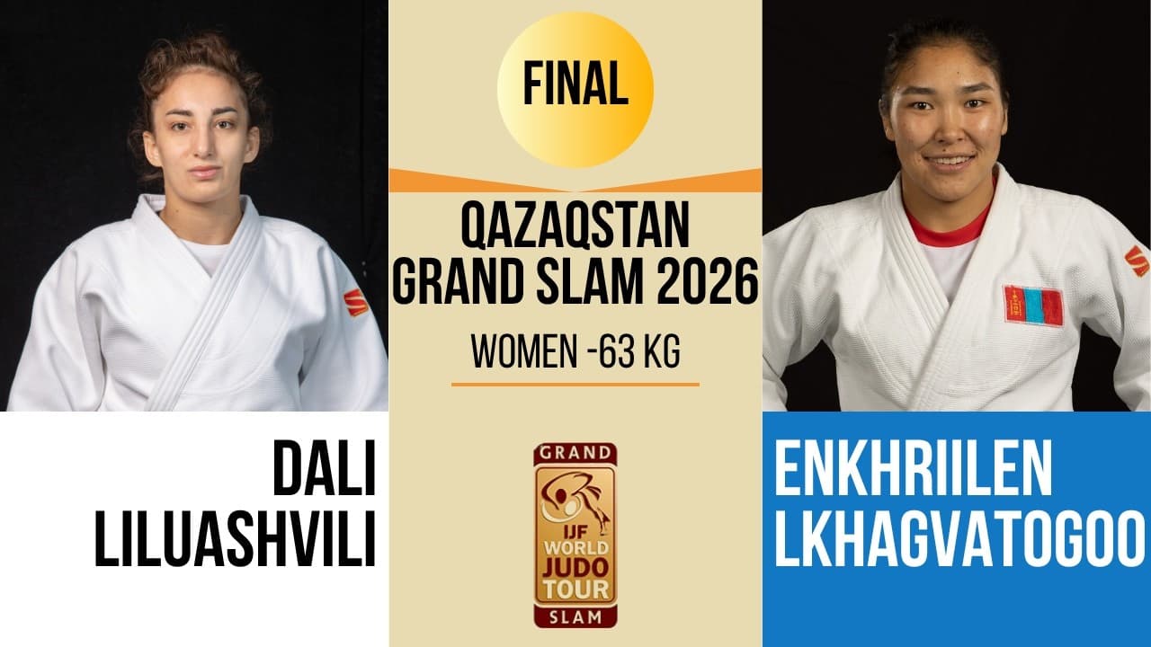 Dali LILUASHVILI VS Enkhriilen LKHAGVATOGOO | Qazaqstan Grand Slam 2026 | GOLD -63 kg