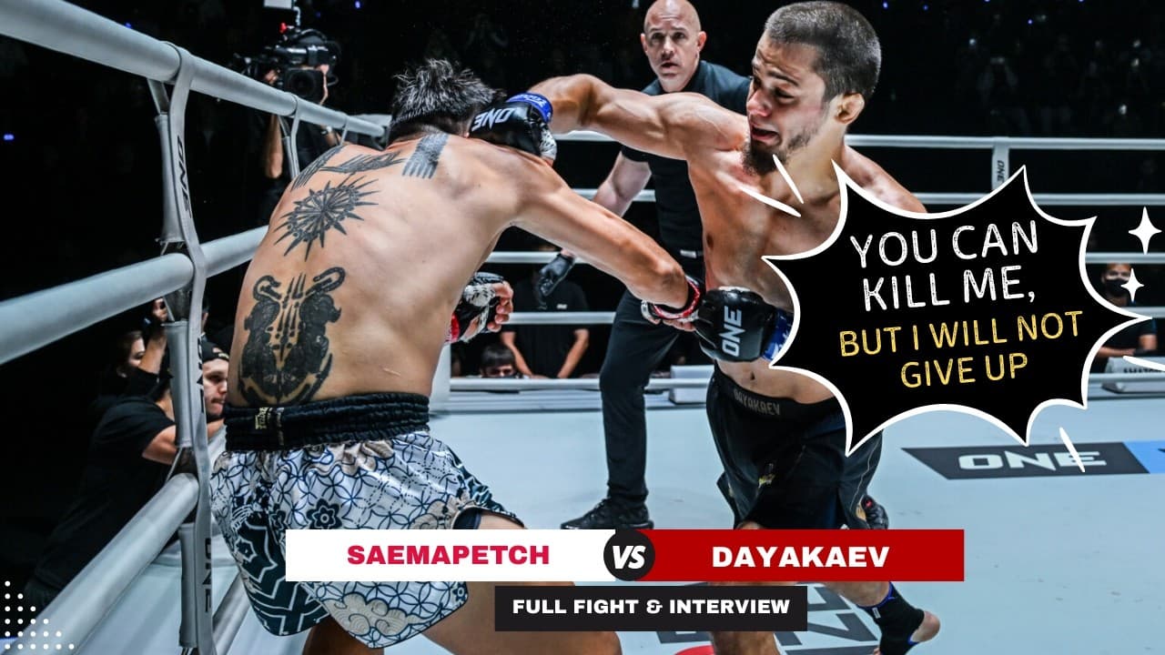 GỐI, CHỎ & MÓC, Dayakaev knockout võ sĩ Thái Lan bằng tổ hợp đòn lợi hại
