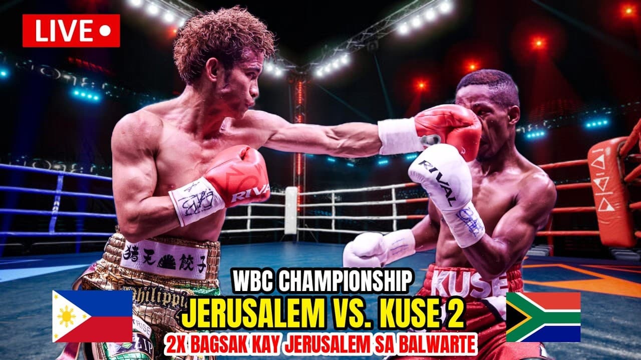 JERUSALEM VS KUSE WBC TITLE LATEST! 2X BAGSAK KAY JERUSALEM SA HARAP NG FANS!
