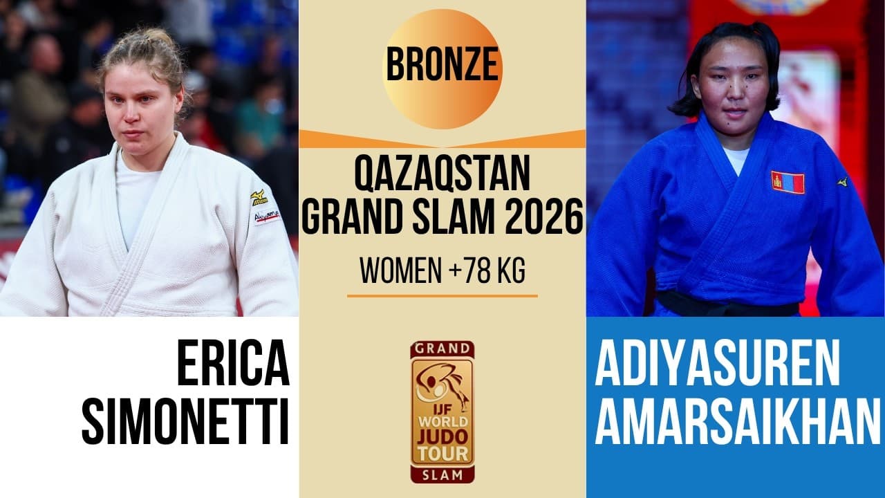 Erica SIMONETTI VS Adiyasuren AMARSAIKHAN | Qazaqstan Grand Slam 2026 | BRONZE +78 kg