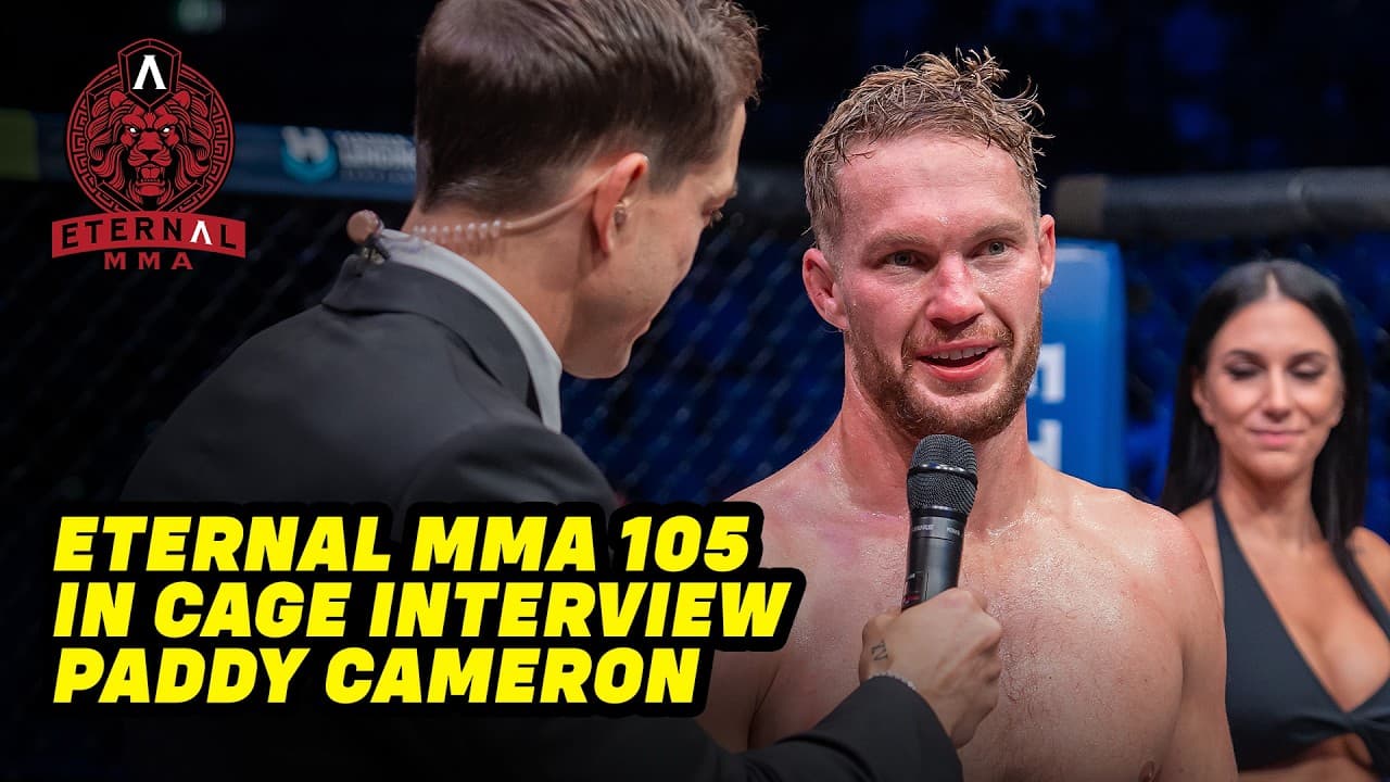 Eternal MMA 105: Paddy Cameron: In Cage Interview