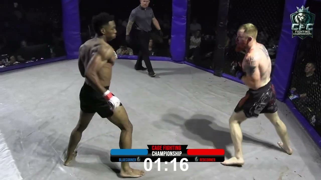Quadarrius Mcginnis vs Dustin Dipuma Full Fight Cage Fighting Championships