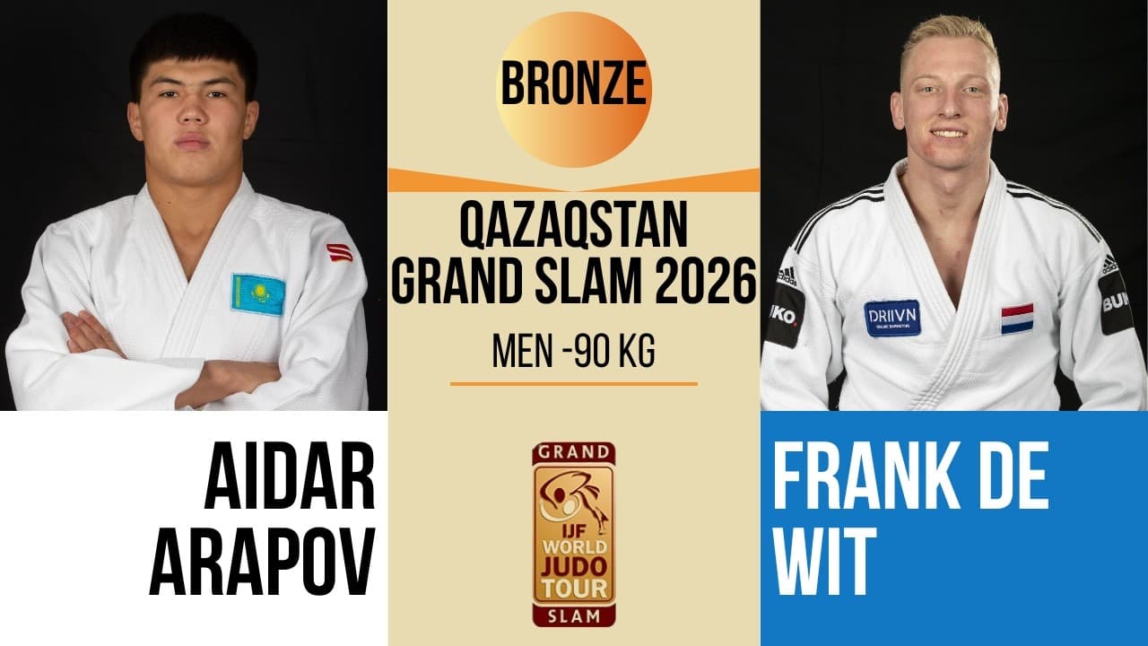 Aidar ARAPOV VS Frank DE WIT | Qazaqstan Grand Slam 2026 | BRONZE -90 kg