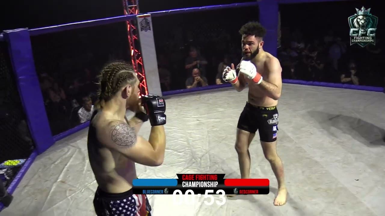 Justin Montalvo vs Kaleb Harris Full Fight Cage Fighting Championships