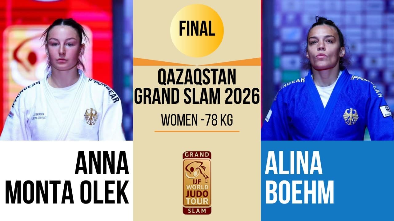 Anna Monta OLEK VS Alina BOEHM | Qazaqstan Grand Slam 2026 | GOLD -78 kg