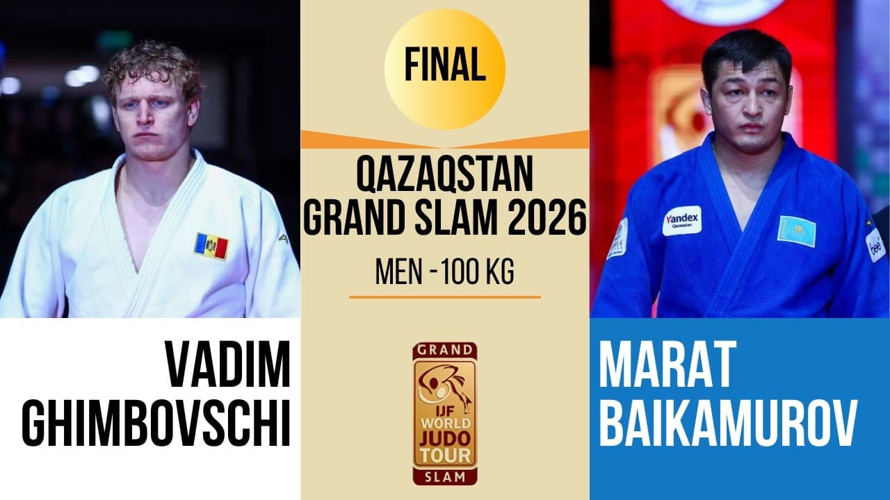 Vadim GHIMBOVSCHI VS Marat BAIKAMUROV | Qazaqstan Grand Slam 2026 | GOLD -100 kg