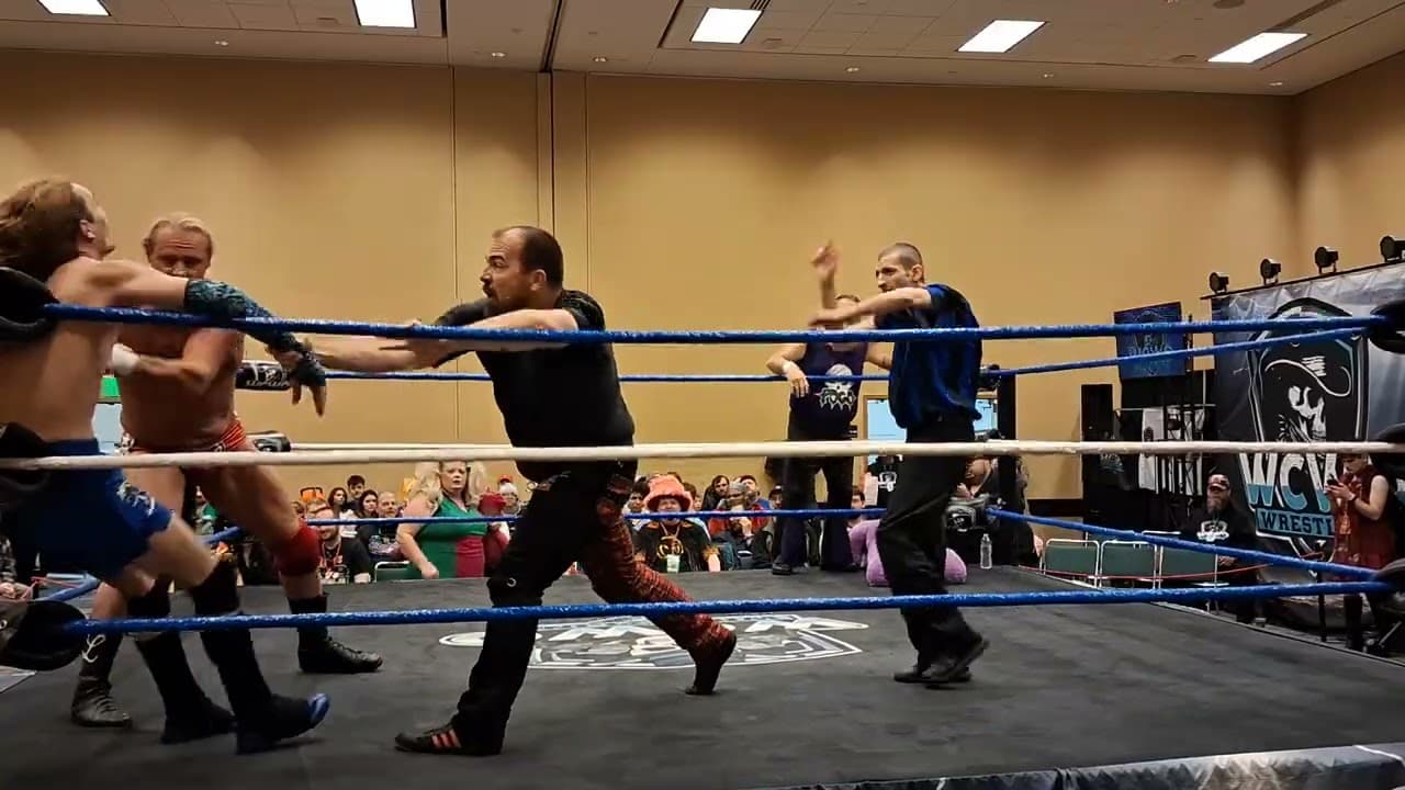 Josh Lewis & Johnny Blaze vs Savage Pogo & Cameron Cross - WCWO PopCon 5/9/26