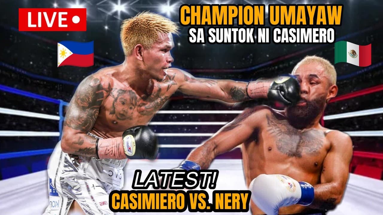 LATEST! CASIMERO VS NERY OGUNI | CHAMPION UMAYAW SA SUNTOK NI CASIMERO!