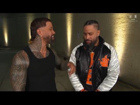 The Usos Backstage segment _WWE RAW 11 MAY 2026