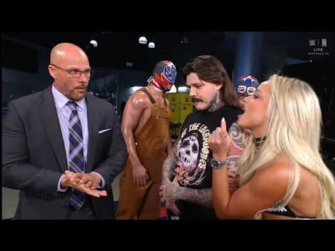 Adam Pearce confronts Dominik Mysterio & Liv Morgan _WWE RAW 11 MAY 2026