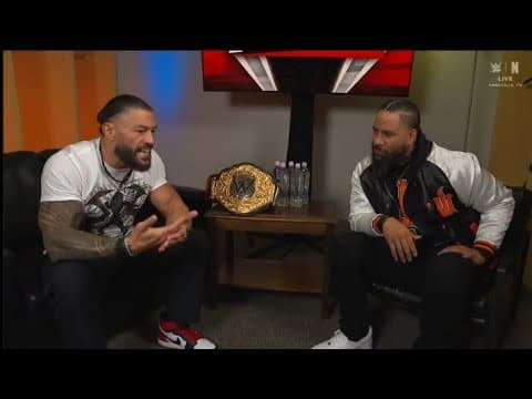 Roman Reigns & Jimmy uso backstage segment _WWE RAW 11 MAY 2026