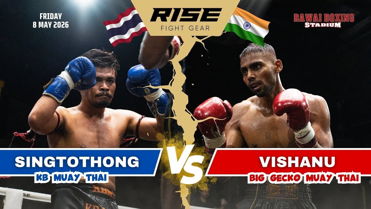 🇮🇳 India vs Thailand 🇹🇭 | VISHANU (Big Gecko Muay Thai) vs SINGTOTHONG (KB Muay Thai)