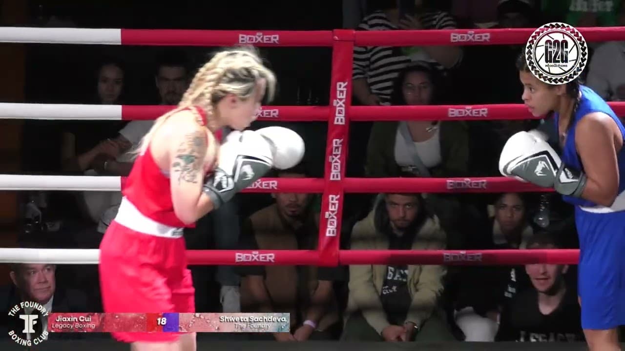 THE FOUNDRY - THE HEAT OF BATTLE 4 : JIAXIN CUI vs SHWETA SACHDEVA Boxing Fight