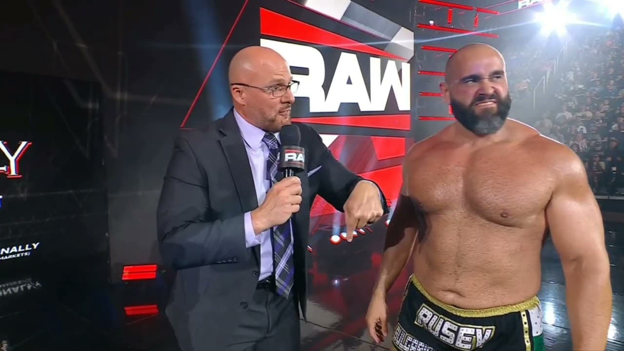 WWE RAW RUSEV VS JE'VON EVANS 05/11/26