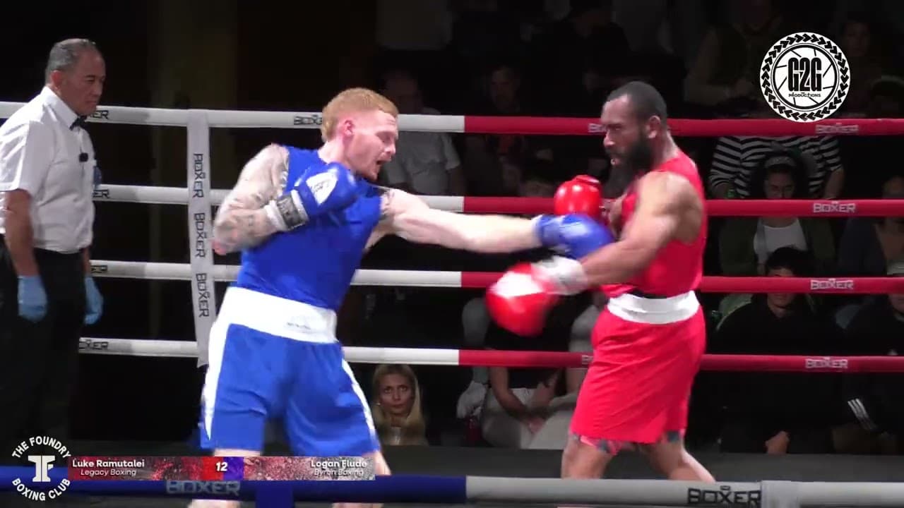 THE FOUNDRY - THE HEAT OF BATTLE 4 : LUKE RAMUTALEI vs LOGAN FLUDE Boxing Fight