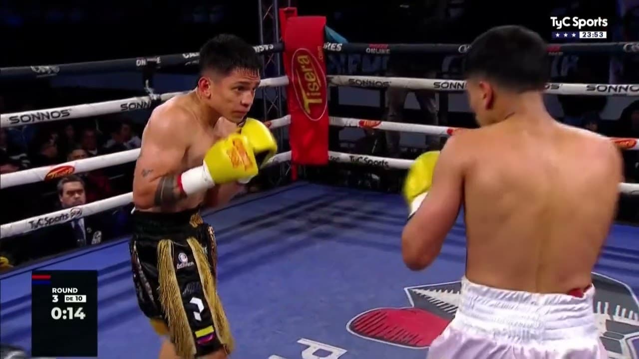 Junior Zárate vs. Julián Bohorquéz - Boxeo de Primera - TyC Sports