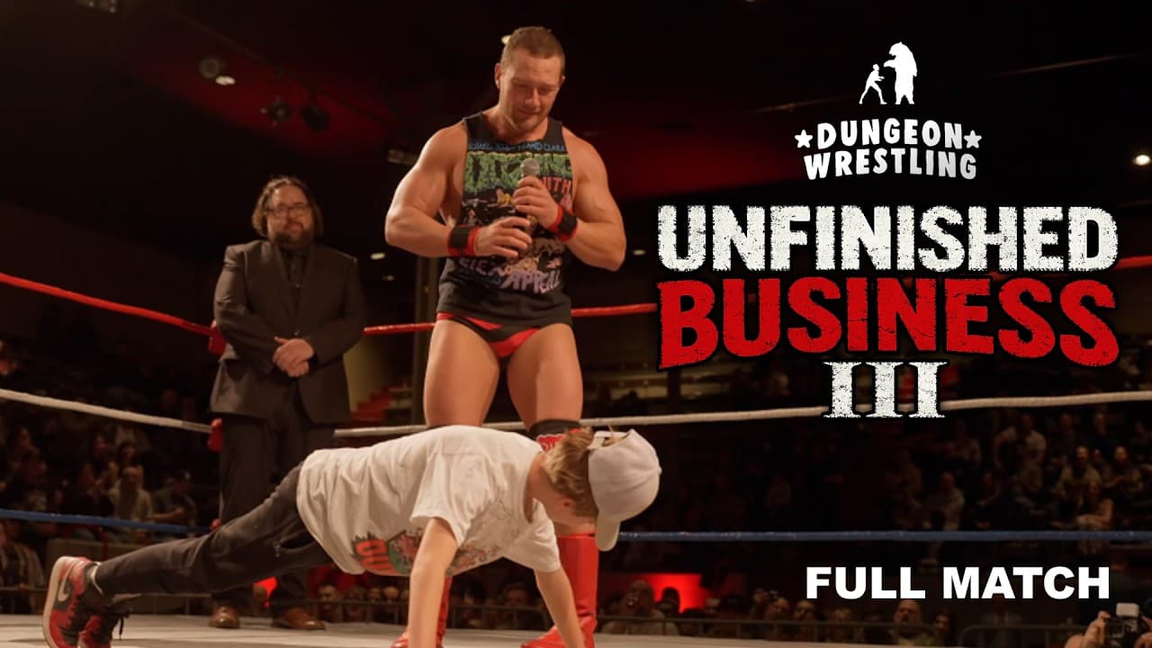 MATCH: London Lightning v. Michael Allen Richard Clark - Unfinished Business III | Dungeon Wrestling 2026-05-13 02:03
