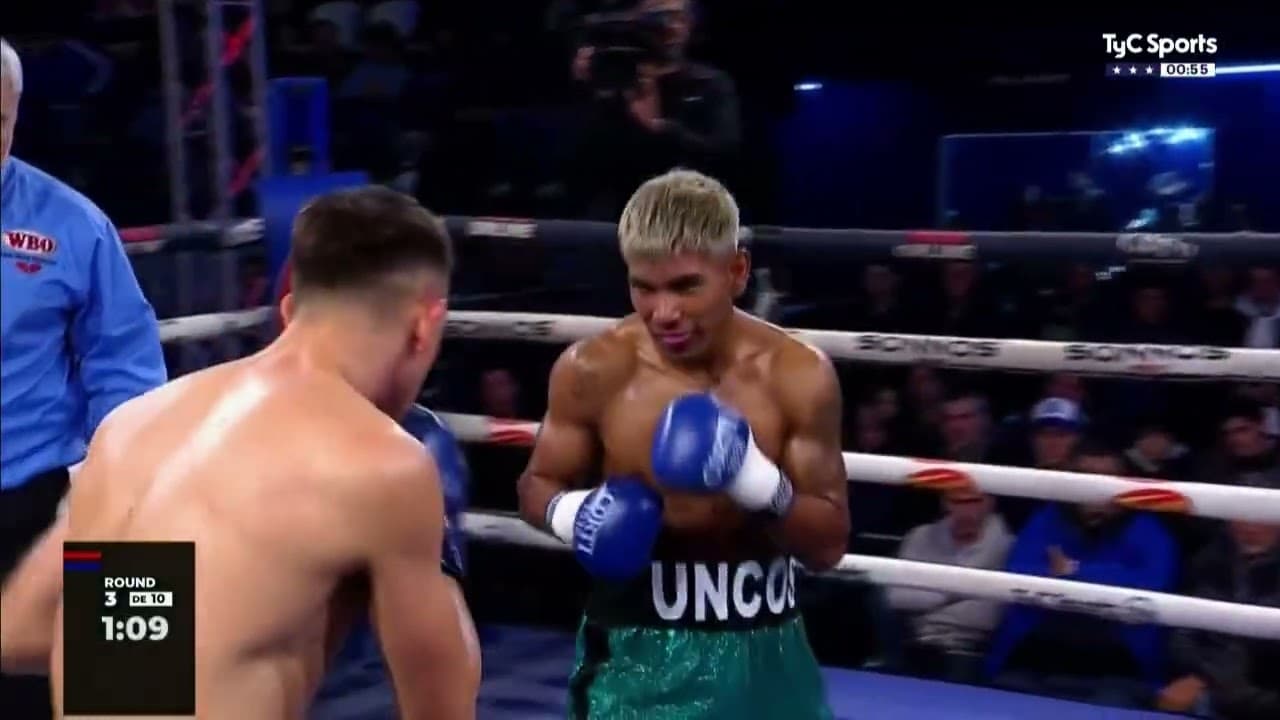 Ayrton Giménez vs. Juan Cruz Unco - Boxeo de Primera - TyC Sports