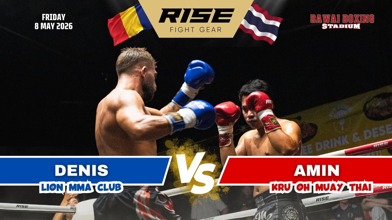 🇹🇭 Thailand vs 🇷🇴 Romania | AMIN (Kru Oh Muay Thai) vs DENIS (Lions MMA Club)
