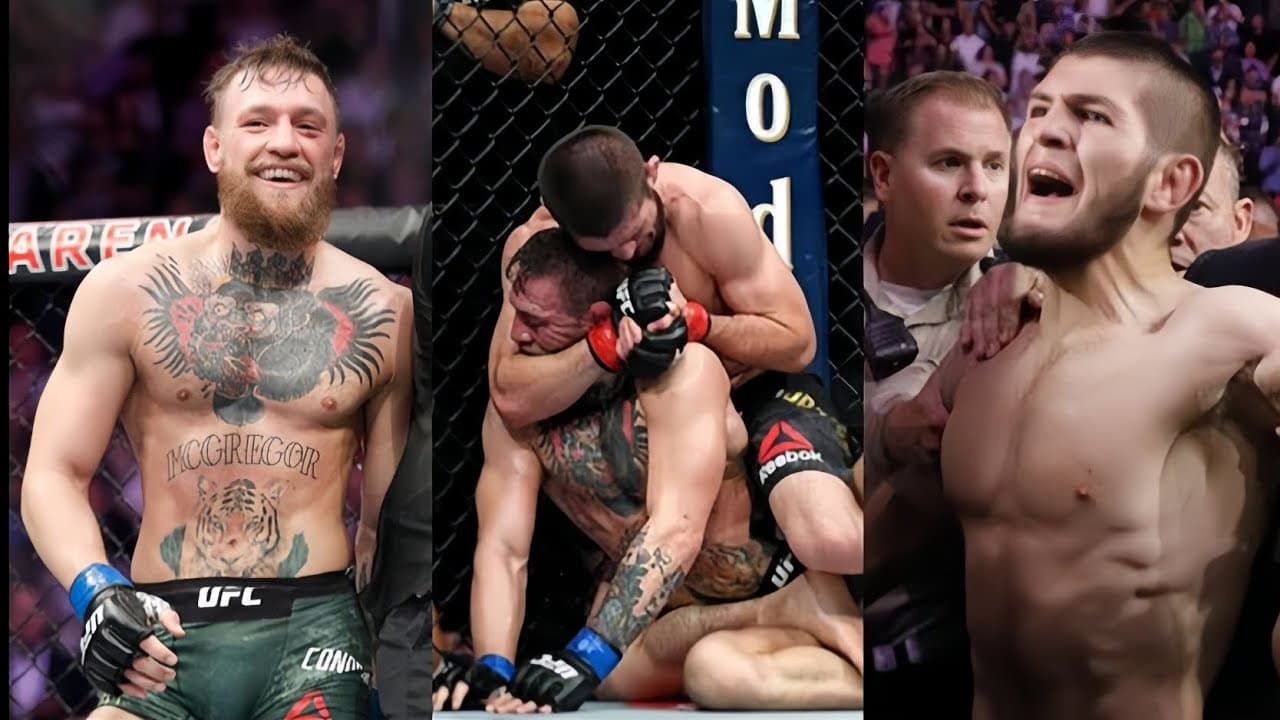 Best Moments of Khabib Nurmagomedov vs Conor McGregor. 🔥😱