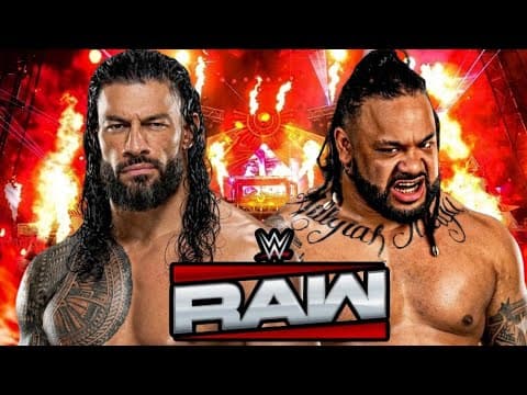 Roman Reigns(C) Vs Jacob Fatu WWE Raw Match May 14 2026 WWE2K26 Simulation - FULL MATCH