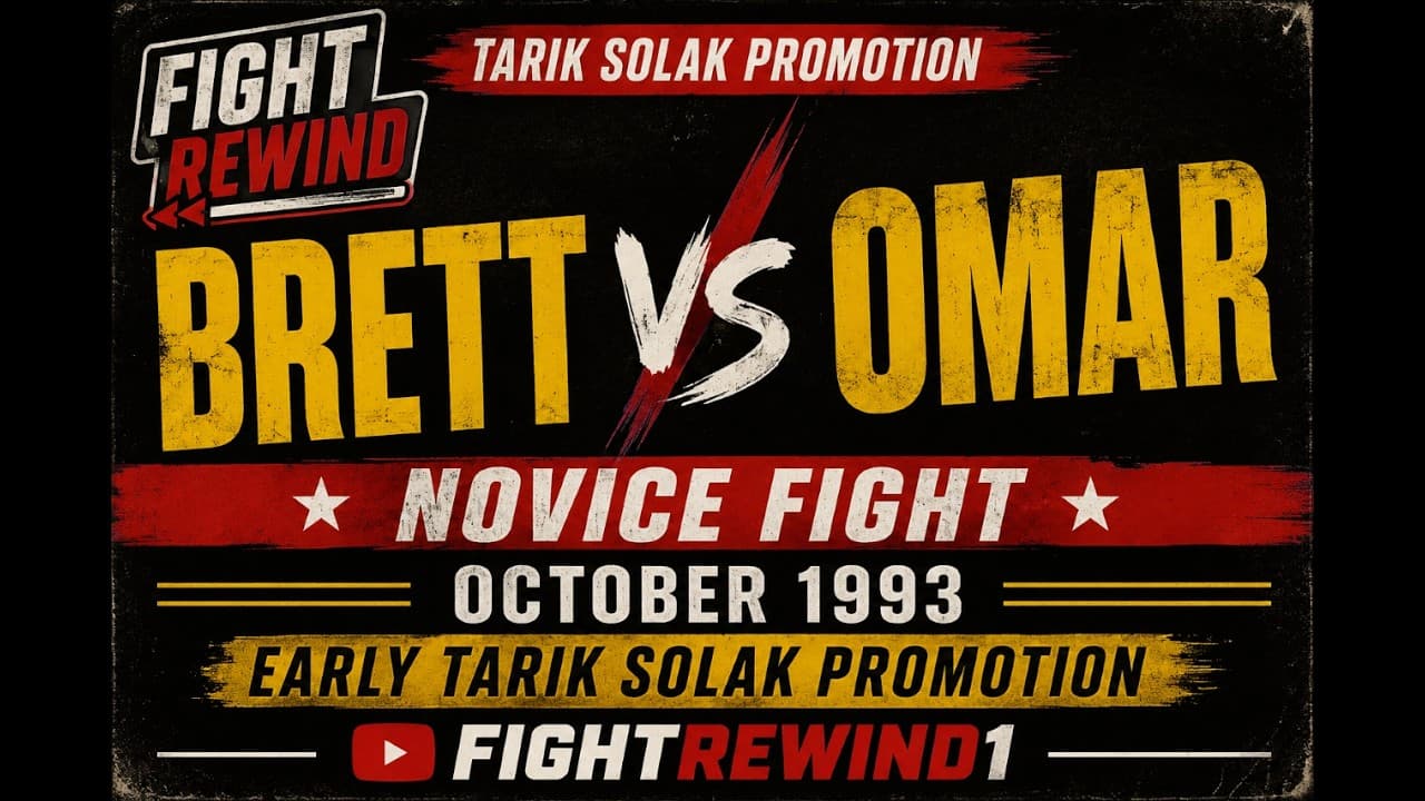🥊 BRETT vs OMAR | Tarik Solak Promotion | October 1993 🥊