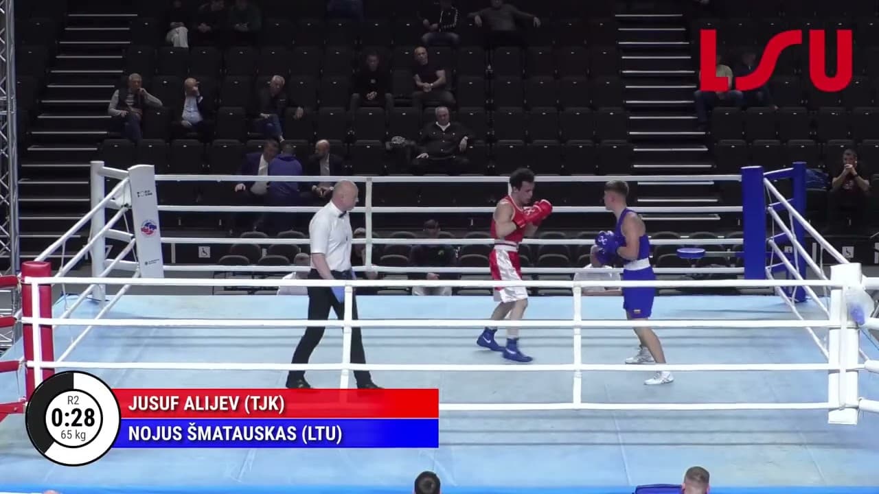 Nojus Šmatauskas (LTU) vs. Yusuf Aliev (TJK) Algirdas Šocikas 2026 QF's (65kg)