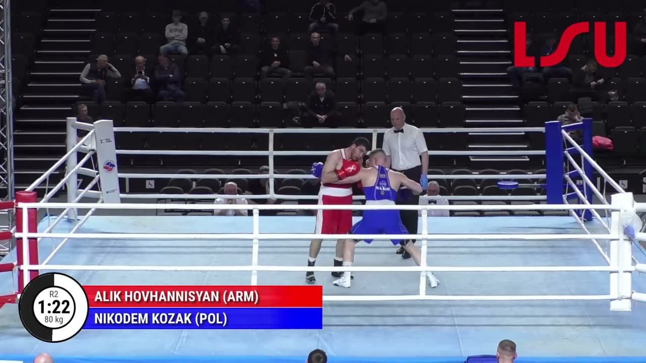 Nikodem Kozak (POL) vs. Alik Hovhannisyan (ARM) Algirdas Šocikas 2026 QF's (80kg)