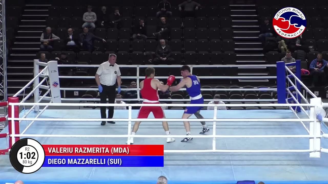 Diego Mazzarelli (SUI) vs. Valeriu Razmerita (MDA) Algirdas Šocikas 2026 QF's (80kg)