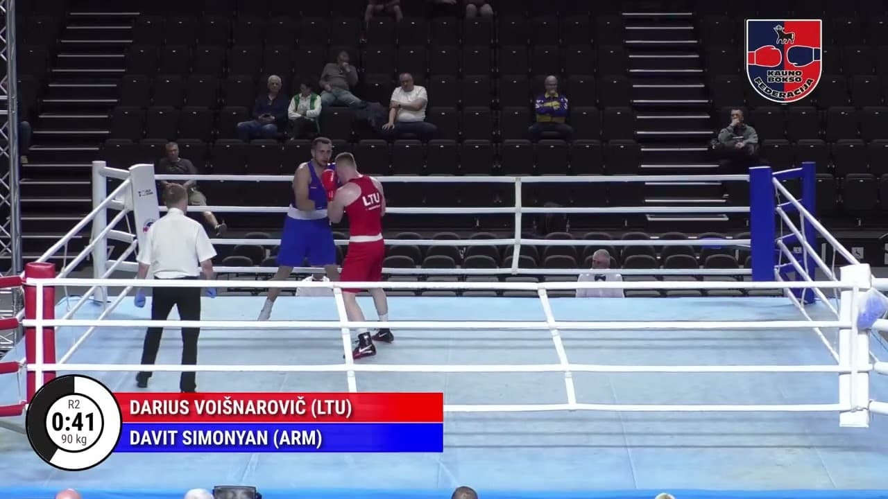 Davit Simonyan (ARM) vs. Darius Voišnarovič (LTU) Algirdas Šocikas 2026 SF's (90kg)