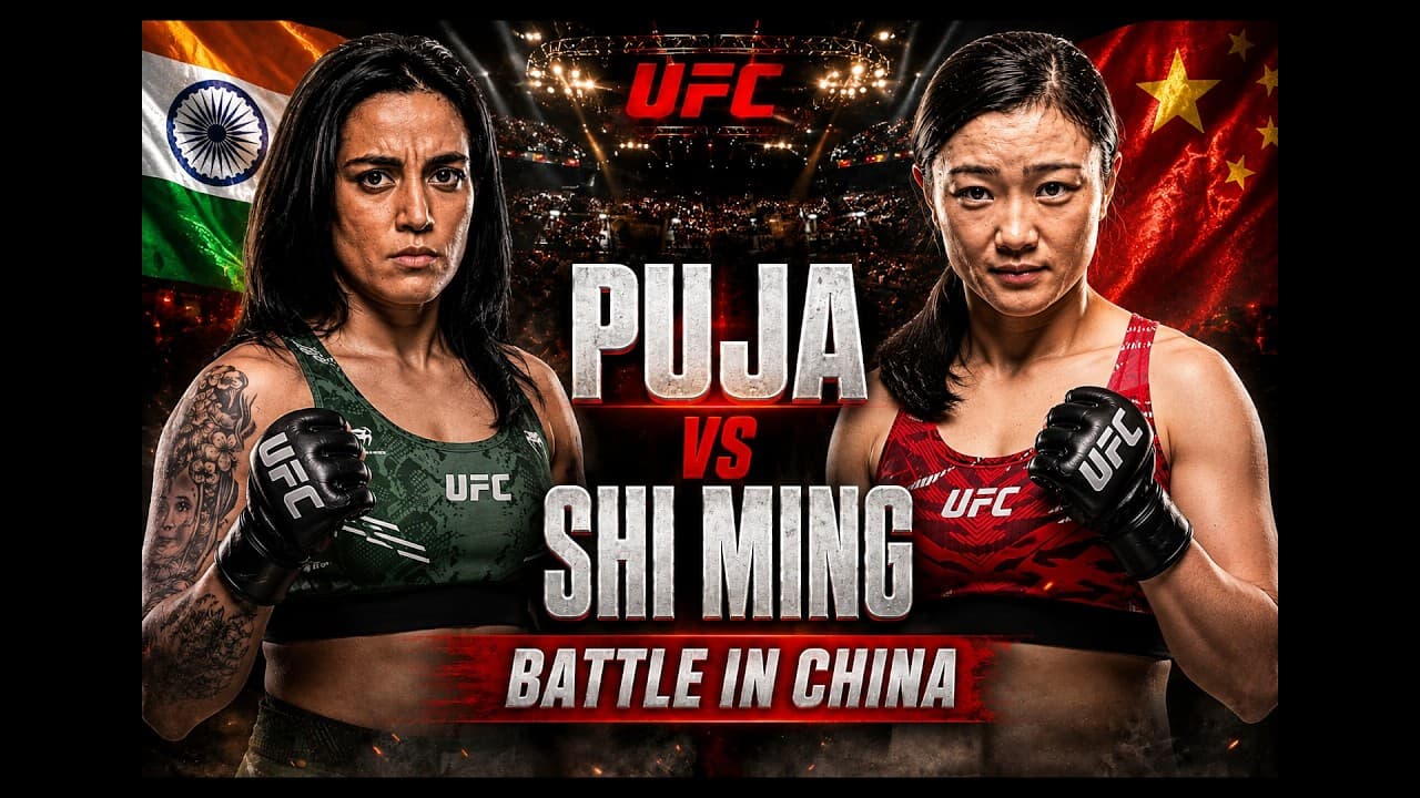 Can Puja Tomar Stop Shi Ming? | India vs China | Road to UFC Main Event