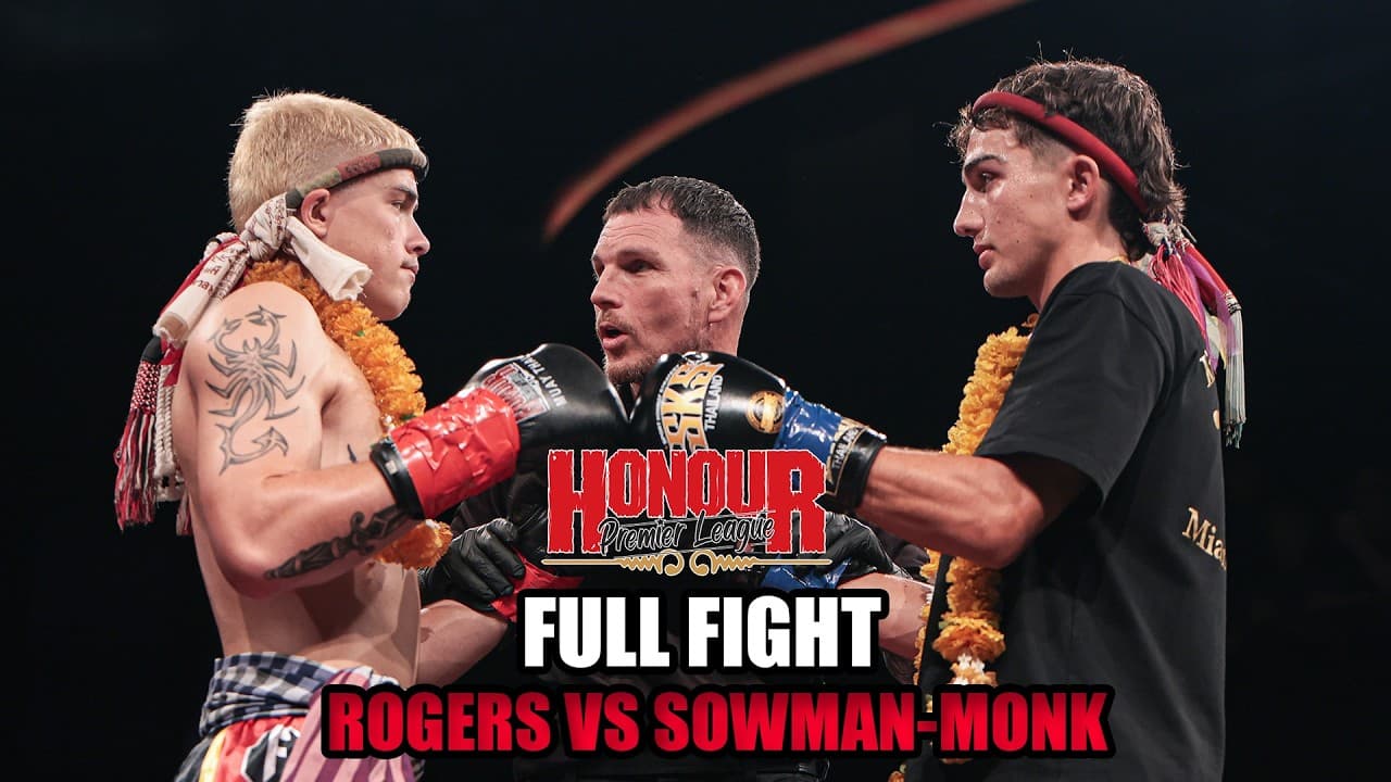 F9 - Sensei Sowman-Monk (Kings Muay Thai) vs Locklan Rogers (Honour Bayside)