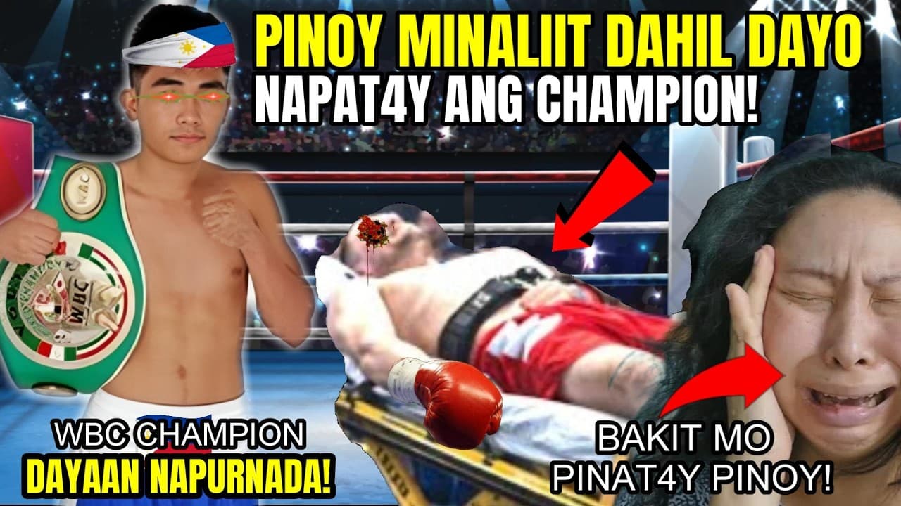 PINOY PLANONG DAYAIN DAHIL DAYO! NAP4TAY ANG CHAMPION | NEW WBC CHAMPION!