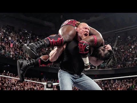 Brock Lesnar attacks Oba Femi _ WWE RAW 18 MAY 2026