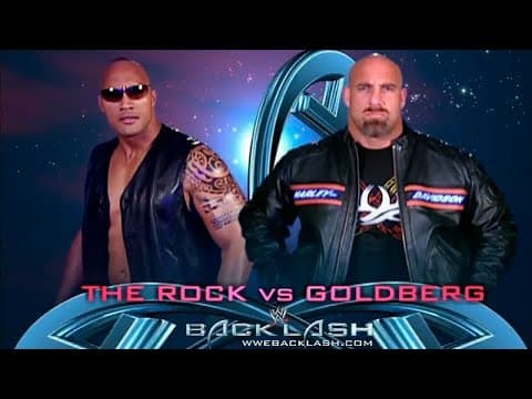 The Rock vs Goldberg Backlash 2003 Highlights