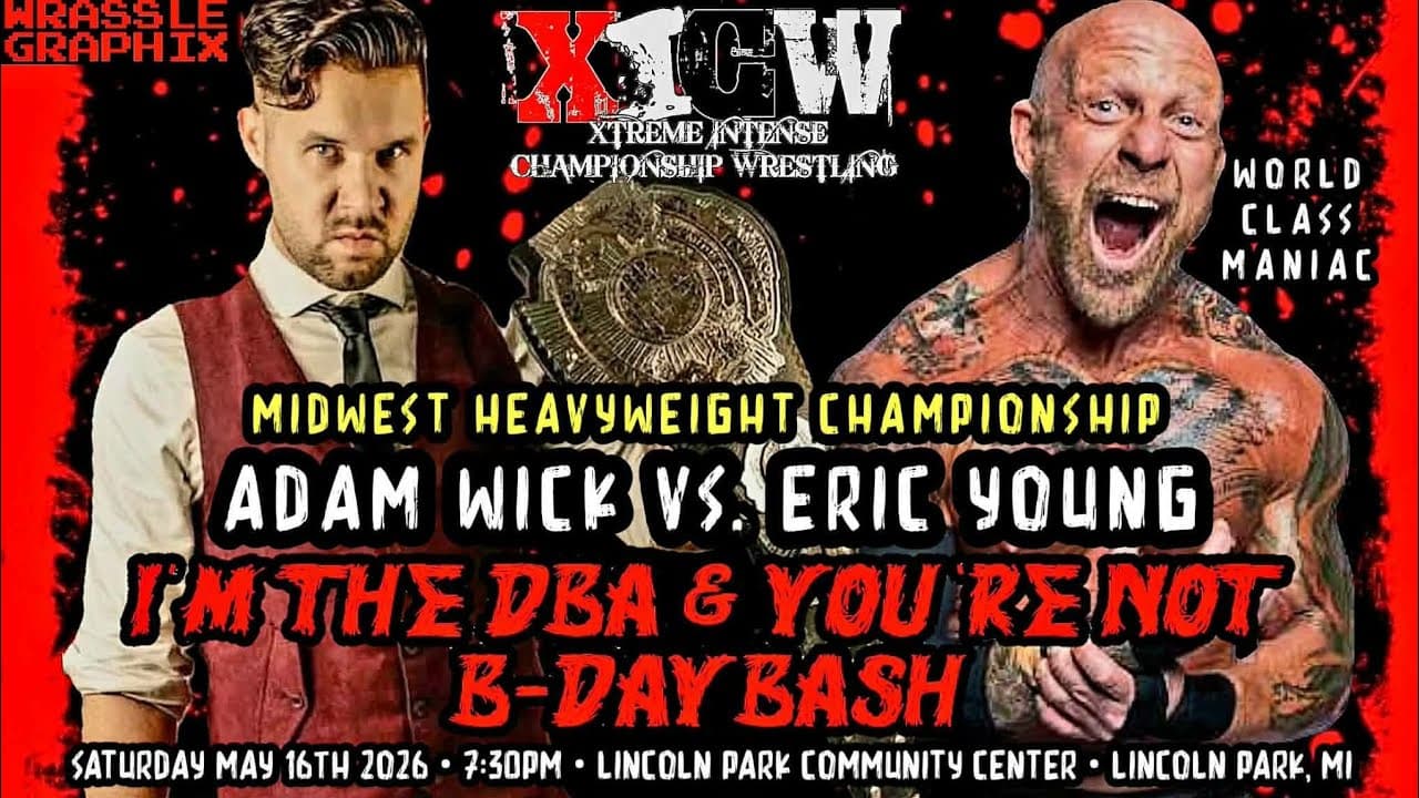 Full Match: ADAM WICK vs. ERIC YOUNG (Midwest Championship - 5/16/26)