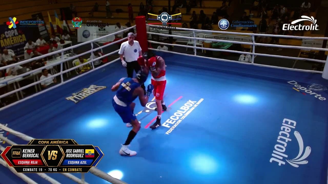 José Rodríguez (ECU) vs. Keiner Berrocal (COL) Copa América 2026 (70kg)
