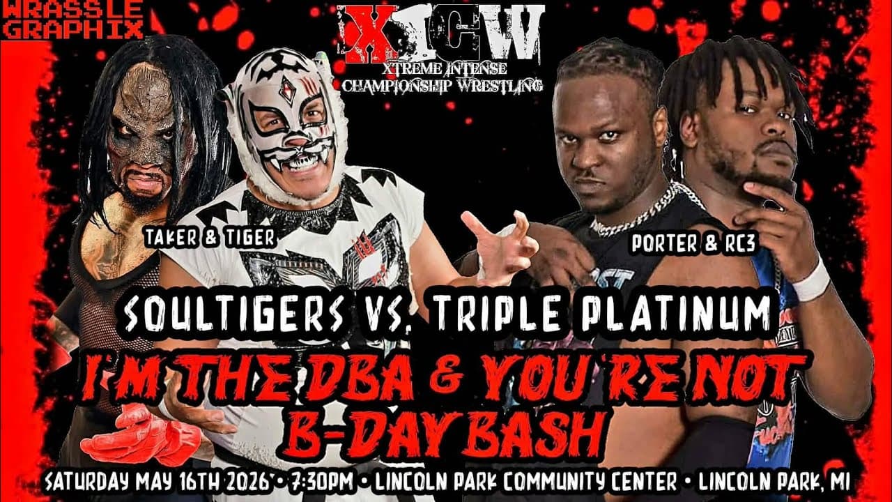 Full Match : SOUL TIGERS vs. TRIPLE PLATINUM (I'M THE DBA & YOU'RE NOT B-DAY BASH - 5-16-26)