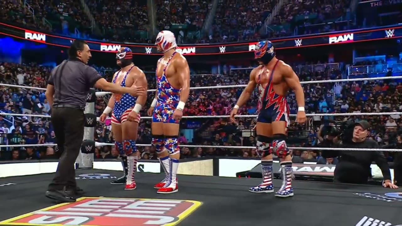 WWE RAW OG EL GRANDE AMERICANO & BRUNO & JULIO VS LOS AMERICANOS 05/18/26