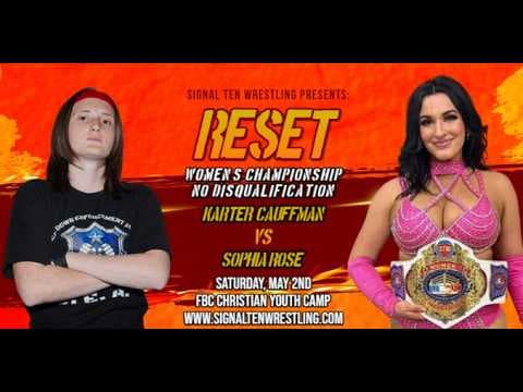 Sophia Rose v. Karter Cauffman - No Disqualification - Women's Championship - Reset - 05/02/2026