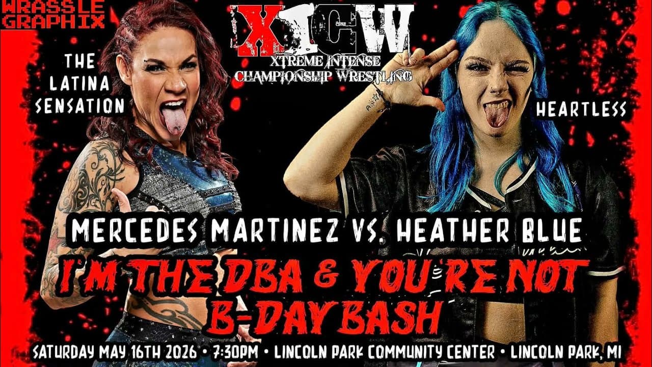 Full Match: MERCEDES MARTINEZ vs. HEATHER BLUE w/ Maxximillian and MM XICW HOF Induction (5/16/26) 2026-05-19 23:39